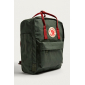 Зелёный тканевый рюкзак Fjallraven Kanken Classic Forest Green Red Premium 