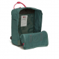 Зелёный тканевый рюкзак Fjallraven Kanken Classic Forest Green Red Premium 