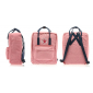 Розовый тканевый рюкзак Fjallraven Kanken Classic Bag PinkРозовый/синий тканевый рюкзак Fjallraven Kanken Classic Bag Pink Blue