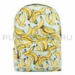 Бирюзовый тканевый рюкзак "Бананы" Backpack Banana Green