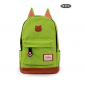 Салатовый женский рюкзак с кошачьими ушками Canvas Cat Ear Backpack Volt Green