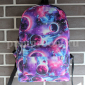 Фиолетовый/синий рюкзак с космическим принтом Backpack Blue Violet Galaxy 