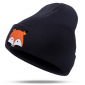 Чёрная зимняя шапка "Лиса" Fox Winter Hat Black