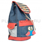 Джинсовый городской рюкзак-мешок с Совой Jeans Backpack Nikki Owl 