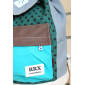 Серо-голубой городской рюкзак-мешок RRX Backpack Gray Green Blue
