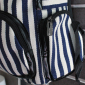 Синий полосатый рюкзак Love Camier Backpack Zebra Blue