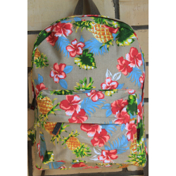 Коричневый рюкзак с ананасами Tropical Pineapple Backpack Brown