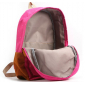 Молодёжный розовый рюкзак в горошек Backpack Polka Rose Red