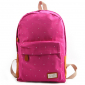 Молодёжный розовый рюкзак в горошек Backpack Polka Rose Red