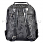 Чёрный кожаный милитари рюкзак Backpack Leather Military Black