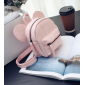 Розовый кожаный рюкзак Микки Маус Mickey Full Pink Mini Backpack Leather 2017