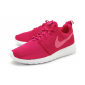 Бордовые женские кроссовки Nike Wmns Roshe One Dark Fireberry pink pow white 511882-661 