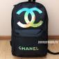 Чёрный тканевый рюкзак Backpack Chanel Earth Black