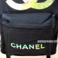Чёрный тканевый рюкзак Backpack Chanel Earth Black