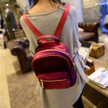 Бордовый вельветовый мини рюкзак Velvet Bordo Backpack Mini