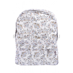 Белый цветочный рюкзак Big Woman Flower Backpack White