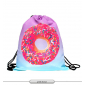 Рюкзак-мешок на завязках School Backpack Pink Donut