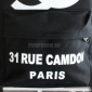 Чёрный рюкзак Chanel Rue Camdon Backpack Canvas Black