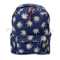 Синий тканевый рюкзак Backpack Marijuana France Blue
