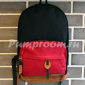 Чёрный/красный тканевый рюкзак City Walk Backpack FULL Black Red
