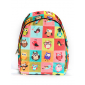 Разноцветный городской рюкзак с совами Color Owl Backpack SL