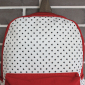 Красный тканевый рюкзак со звёздами Backpack La Tour Eiffel Red