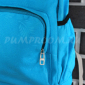 Голубой тканевый рюкзак Backpack Light Blue 3d Leaf Ornament