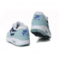 Женские голубые кроссовки Nike Air Max 87 Womens Shoes Black White Light Blue